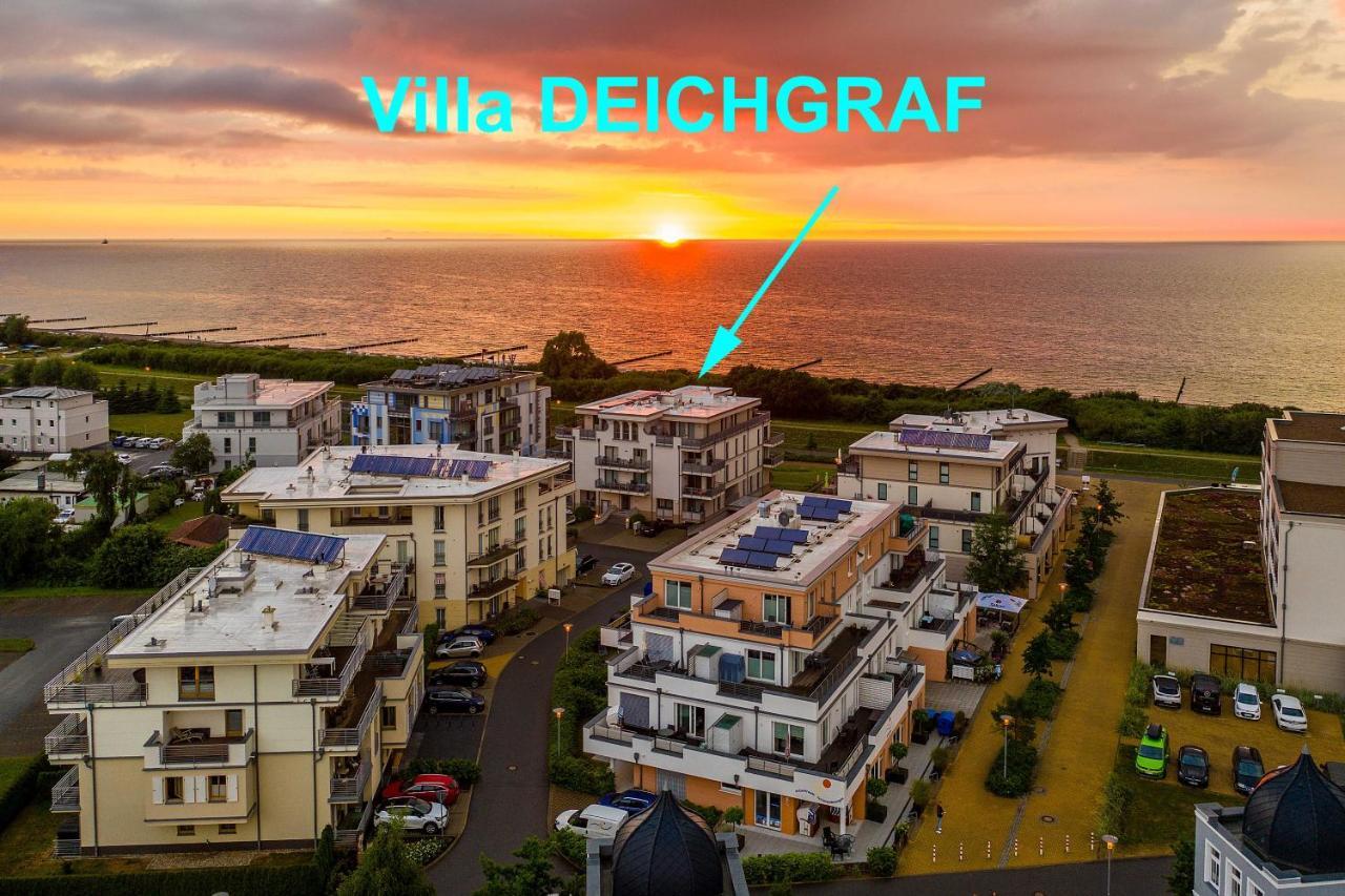 Villa Deichgraf 12 "Meerblick" Börgerende-Rethwisch Esterno foto
