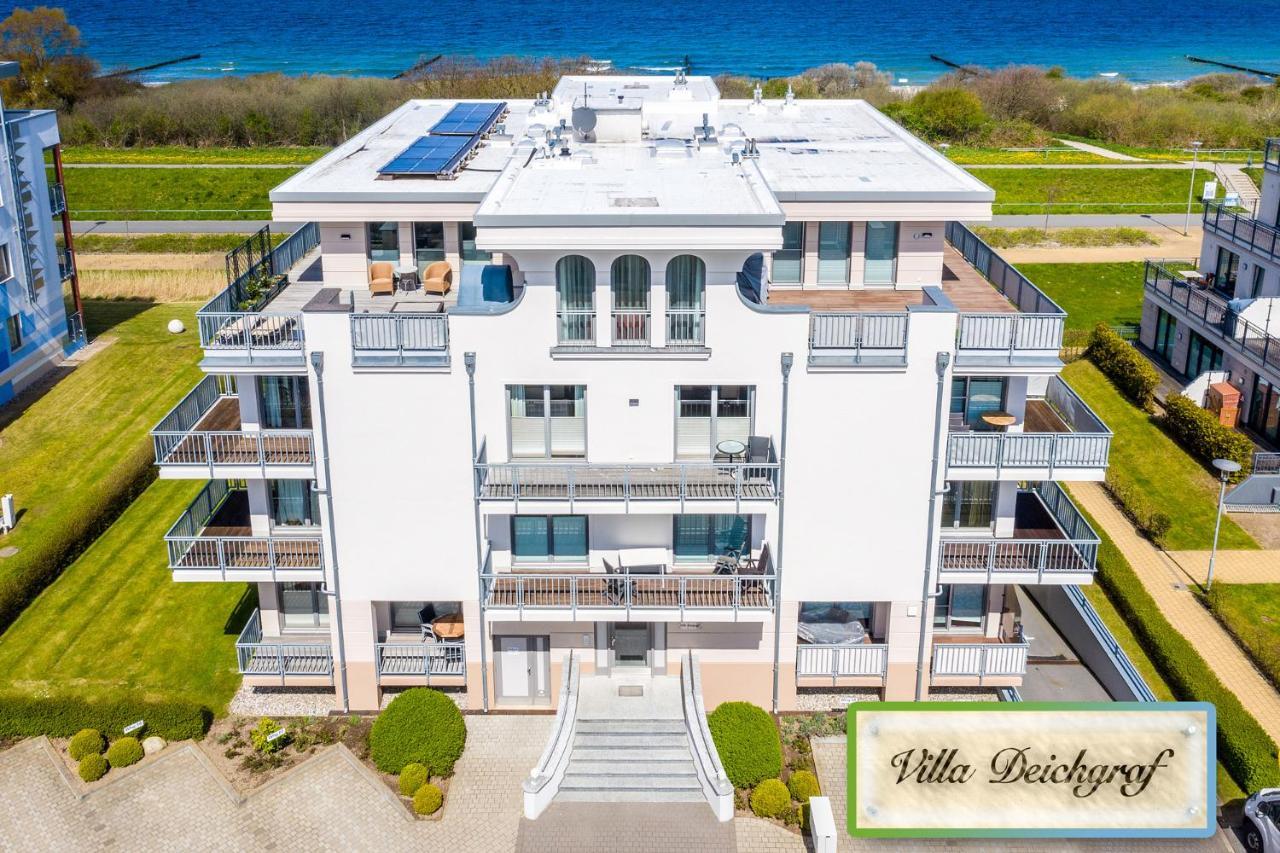 Villa Deichgraf 12 "Meerblick" Börgerende-Rethwisch Esterno foto